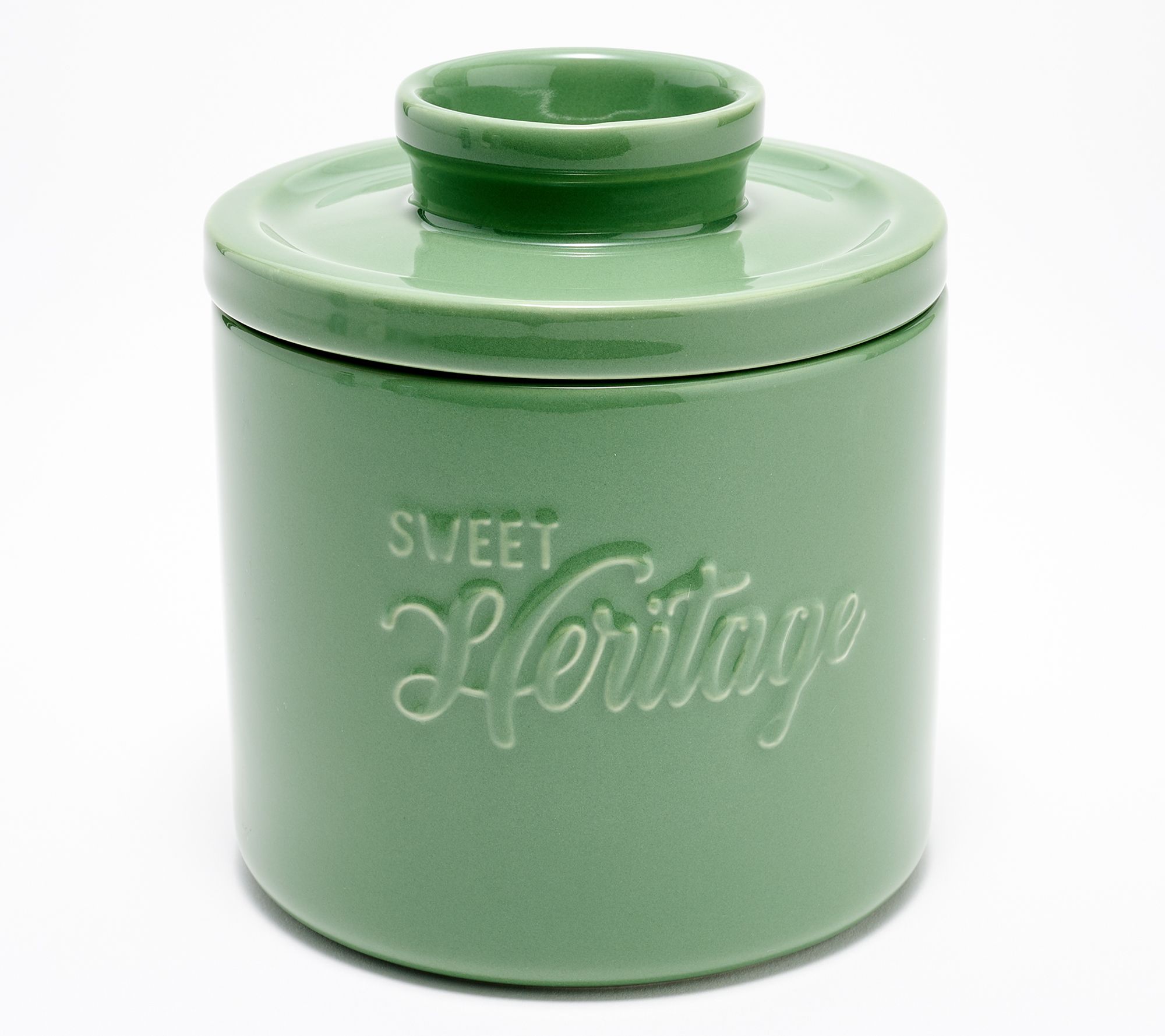 "As Is" Carla Hall Sweet Heritage Ceramic Butter Keeper