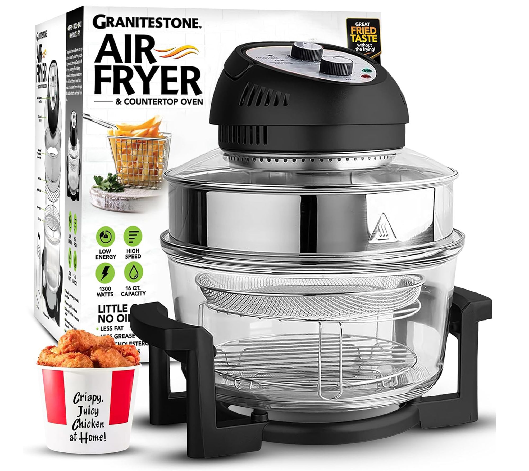 Granitestone Air Fryer and Countertop Oven