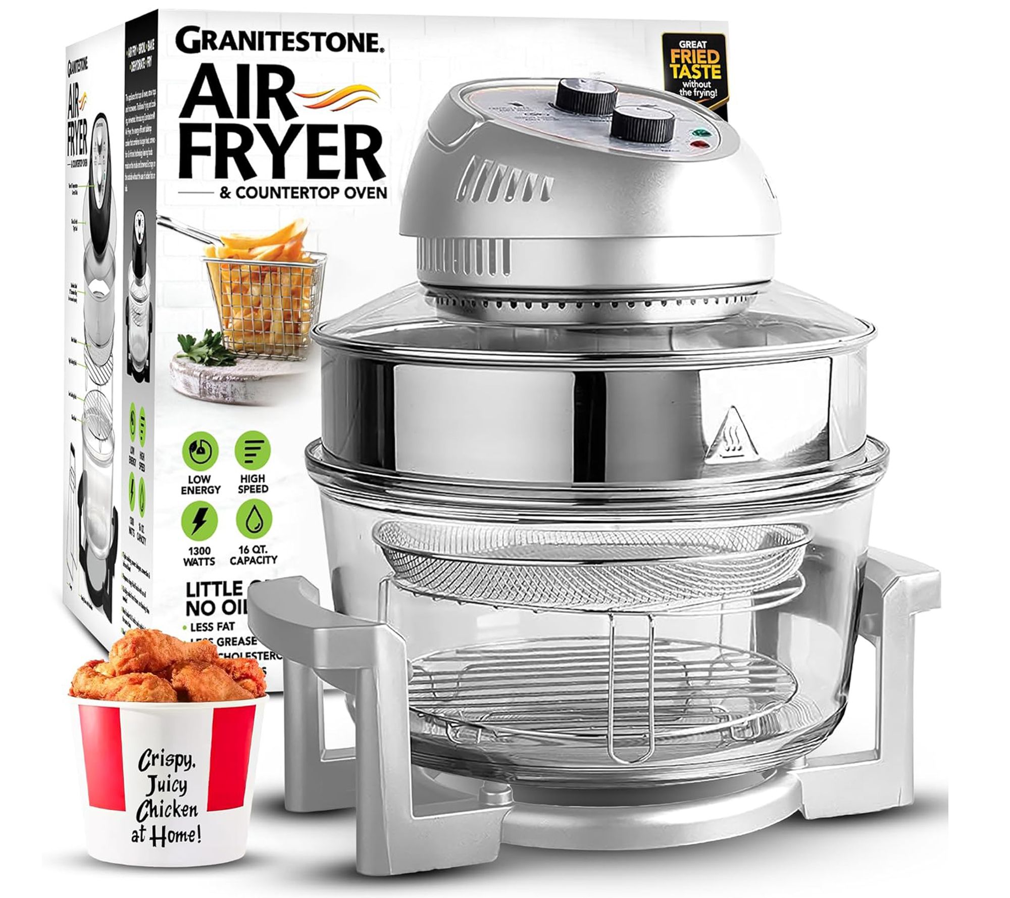 Granitestone Air Fryer and Countertop Oven