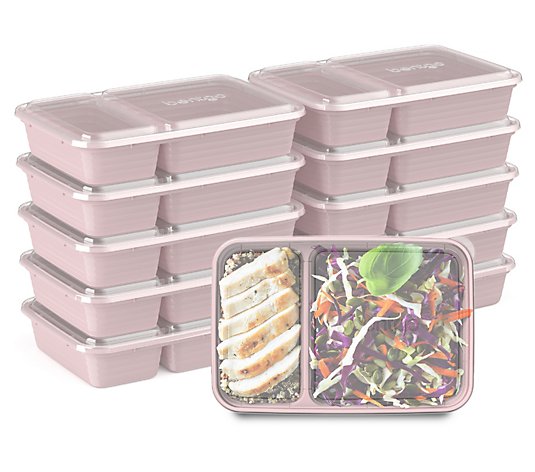 Bentgo Prep 10-pack 2-Compartment Meal Prep Container