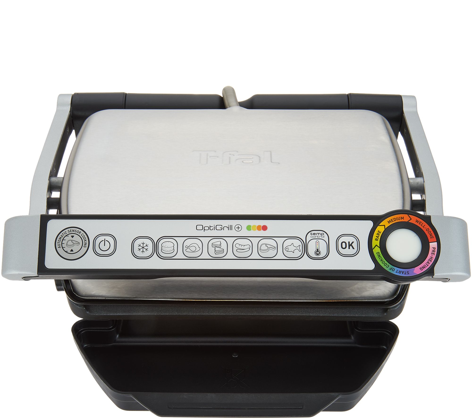 TEFAL OptiGrill Indoor Grill w/ Removable Plates & Precision Grilling  Technology