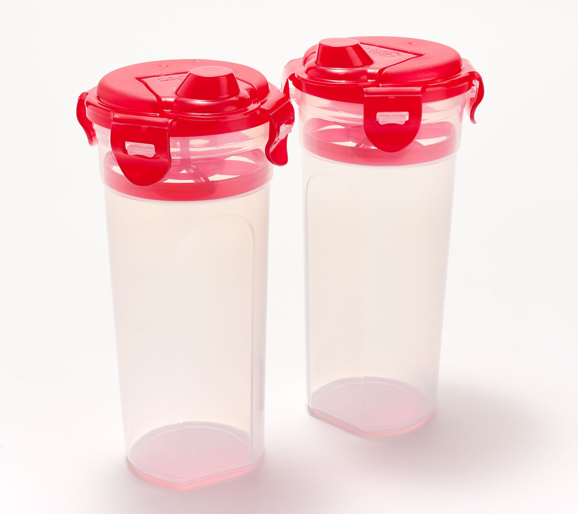 LocknLock Set of (2) 3-Cup Sauce Bottles w/ Locking Lids