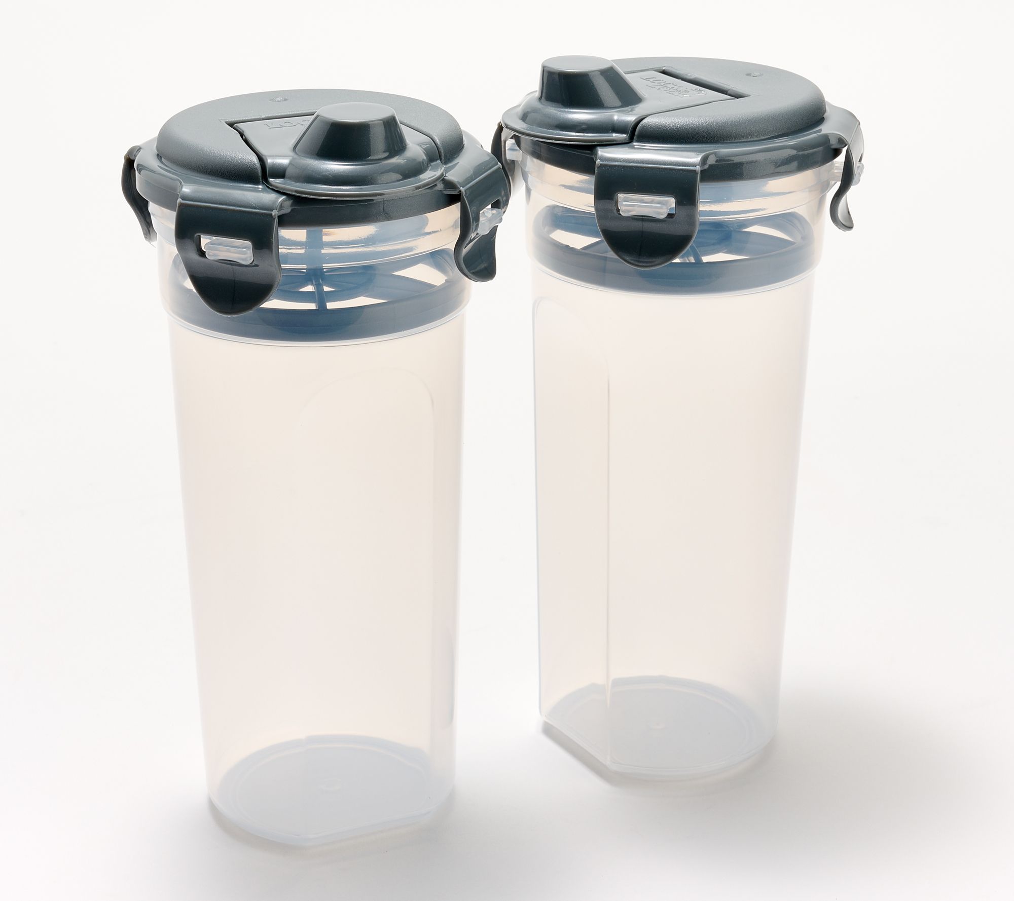 LocknLock Set of (2) 3-Cup Sauce Bottles w/ Locking Lids