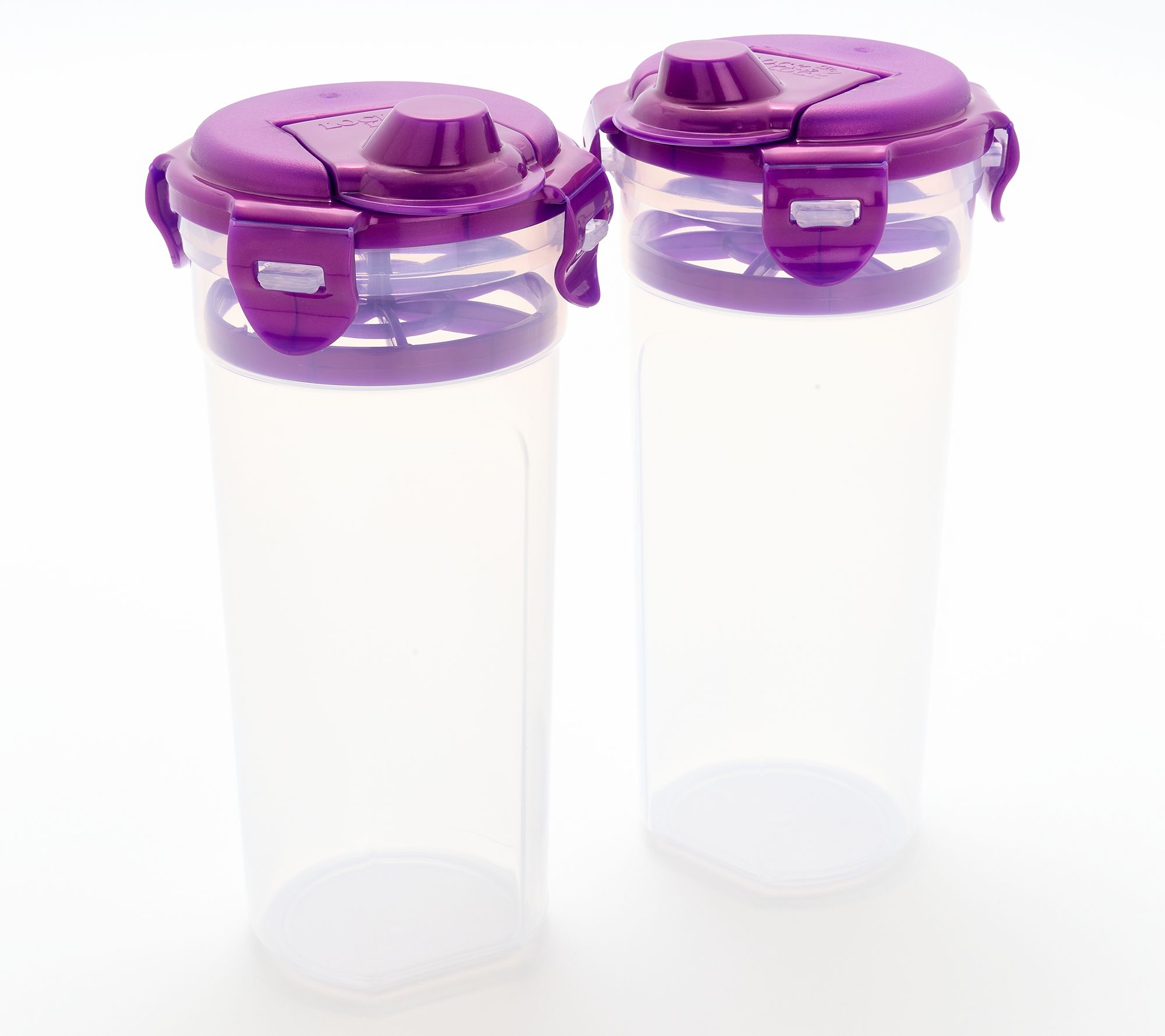 LocknLock Set of (2) 3-Cup Sauce Bottles w/ Locking Lids