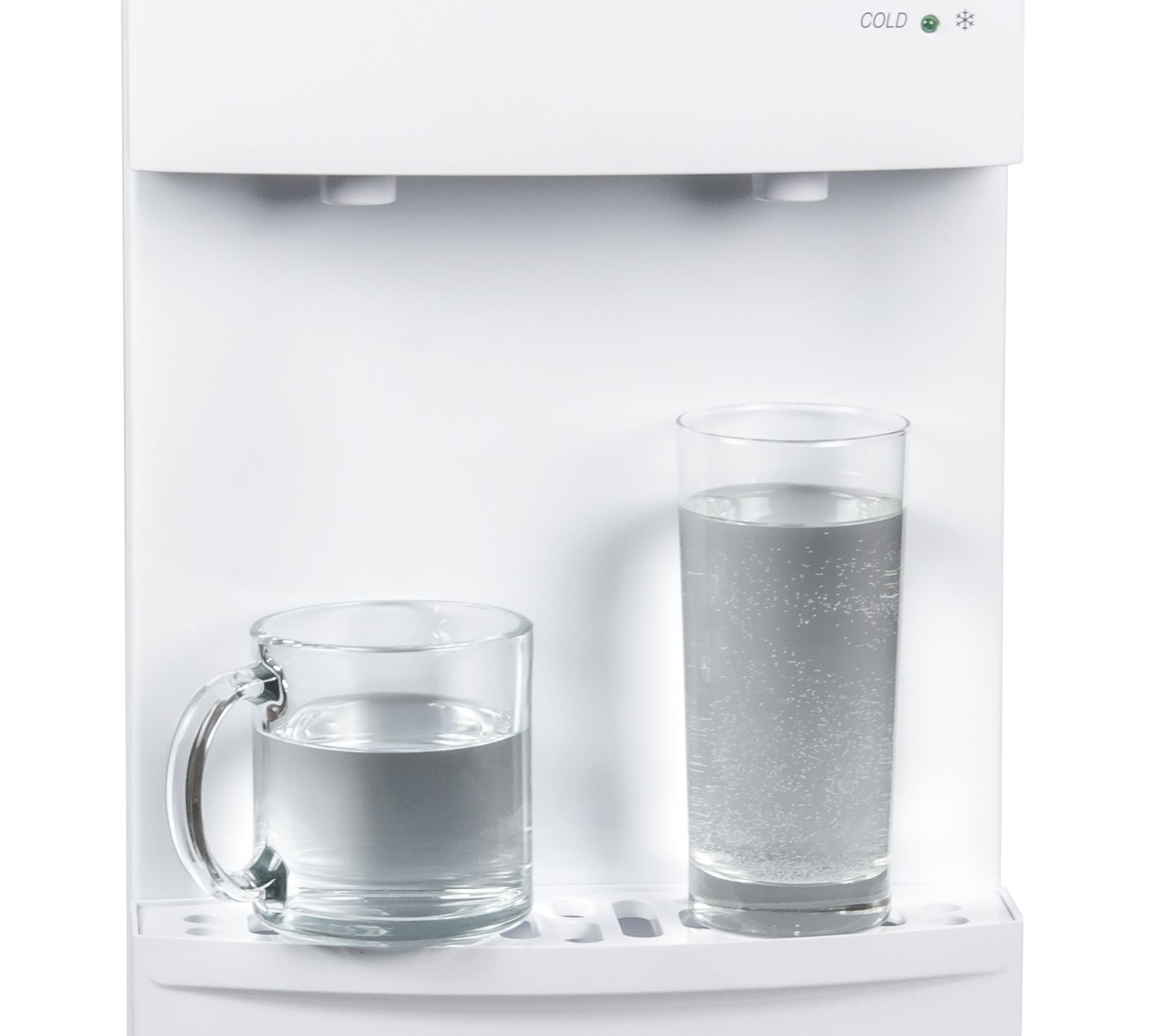 Igloo Countertop Room Temperature-Cold and Hot Top Loading Water Dispenser, White