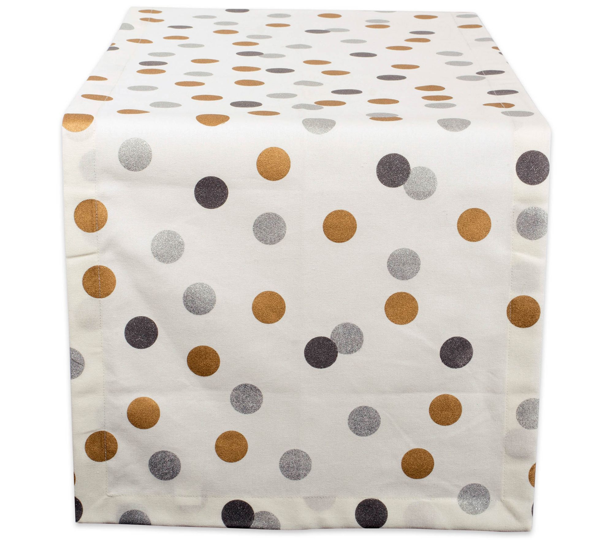 Design Imports Metallic Confetti Table Runner 14x108