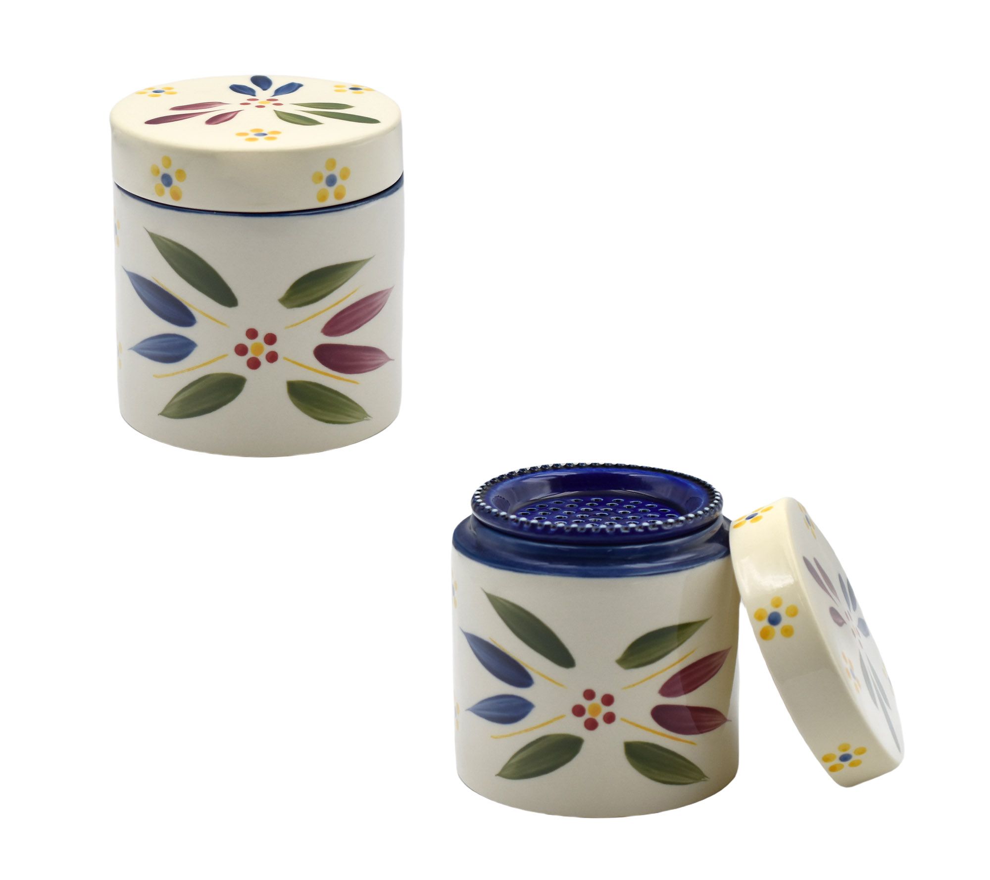 Temp-tations Old World Set of (2) Bacon Grease Containers