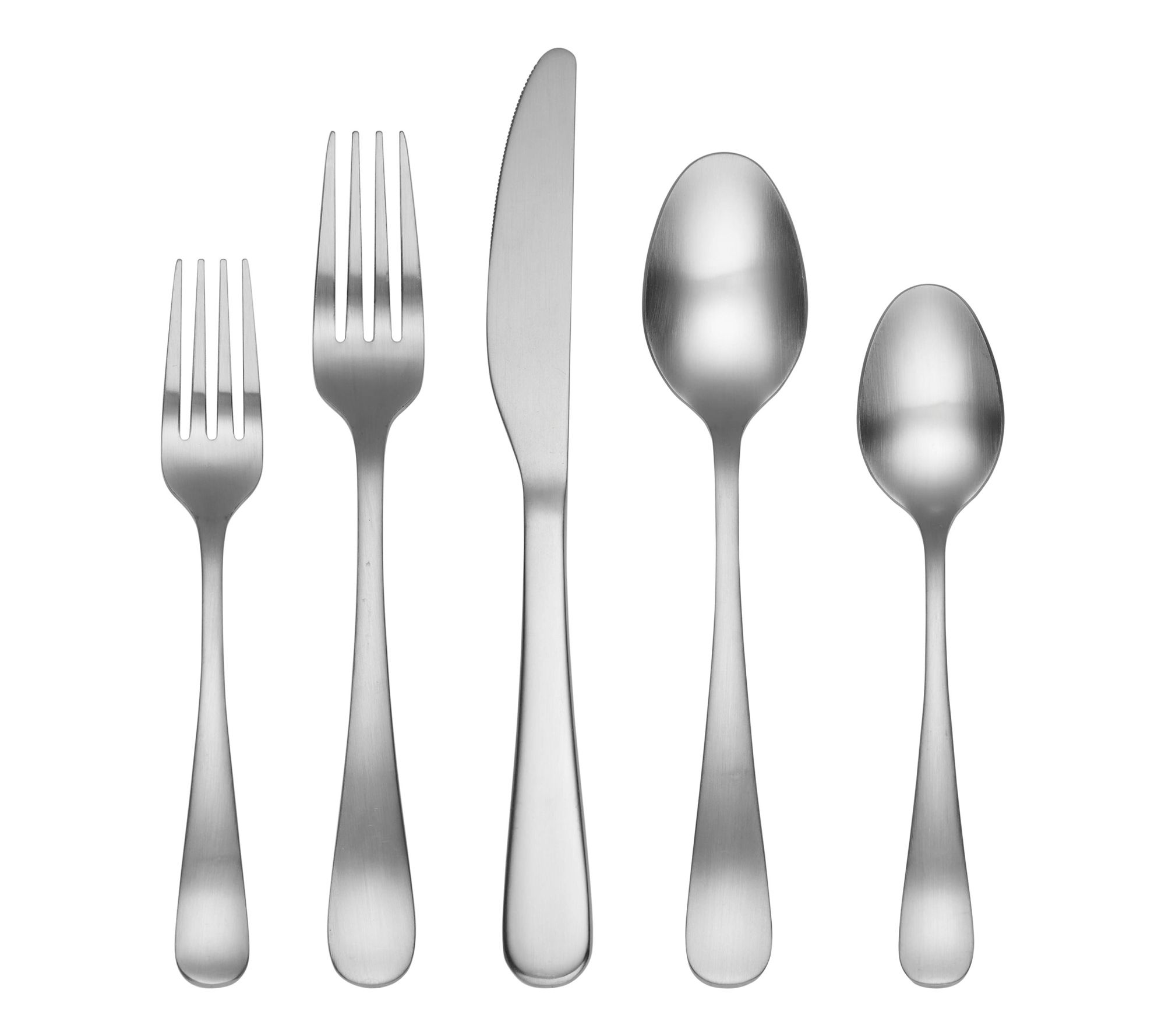 Cambridge Rhiannon Satin 45-Piece Flatware Set