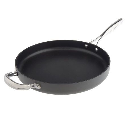 Technique HardAnodized II Nonstick 12 Saute Pan with Lid 