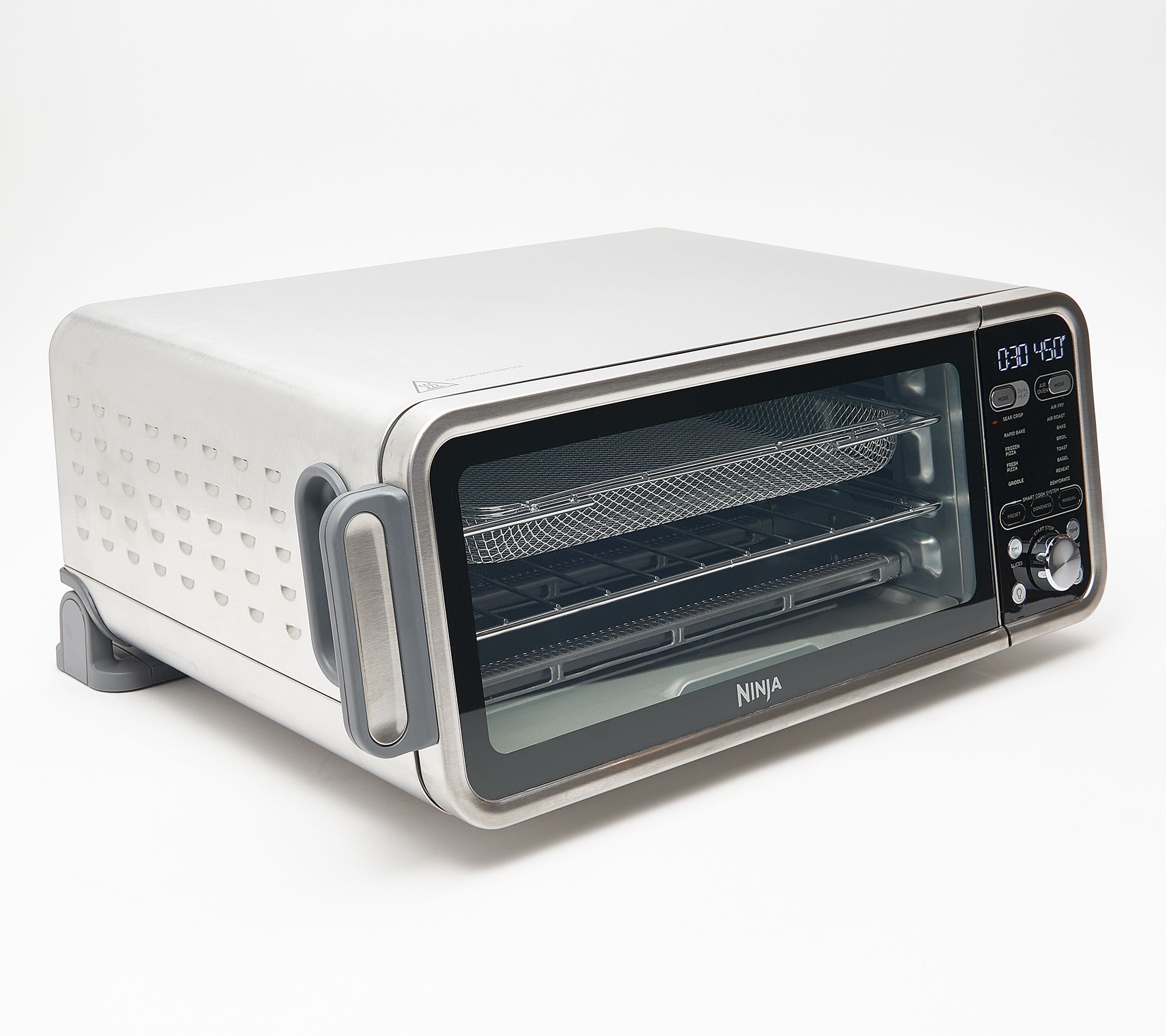 Ninja Foodi 15-in-1 Smart Dual Heat Air Fry Flip Oven, Silver