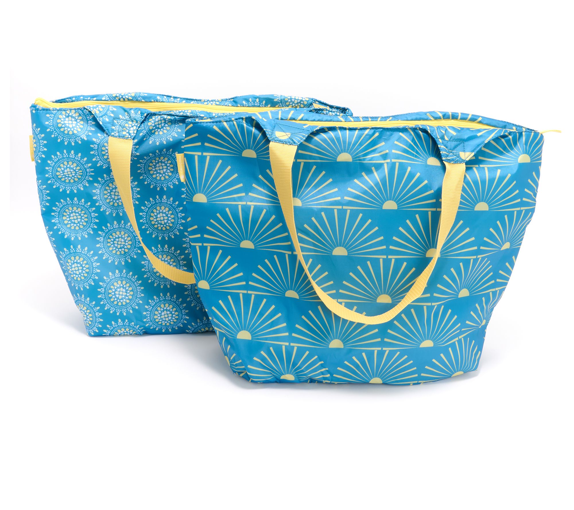 California Innovations S/2 Printed 40 Can Convertible Market Totes