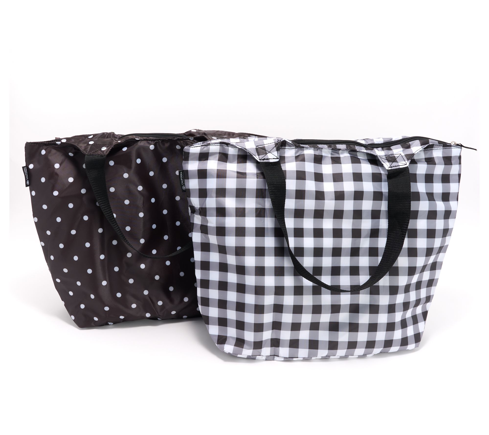 California Innovations_S/2 Printed 40 Can Convertible Market Totes