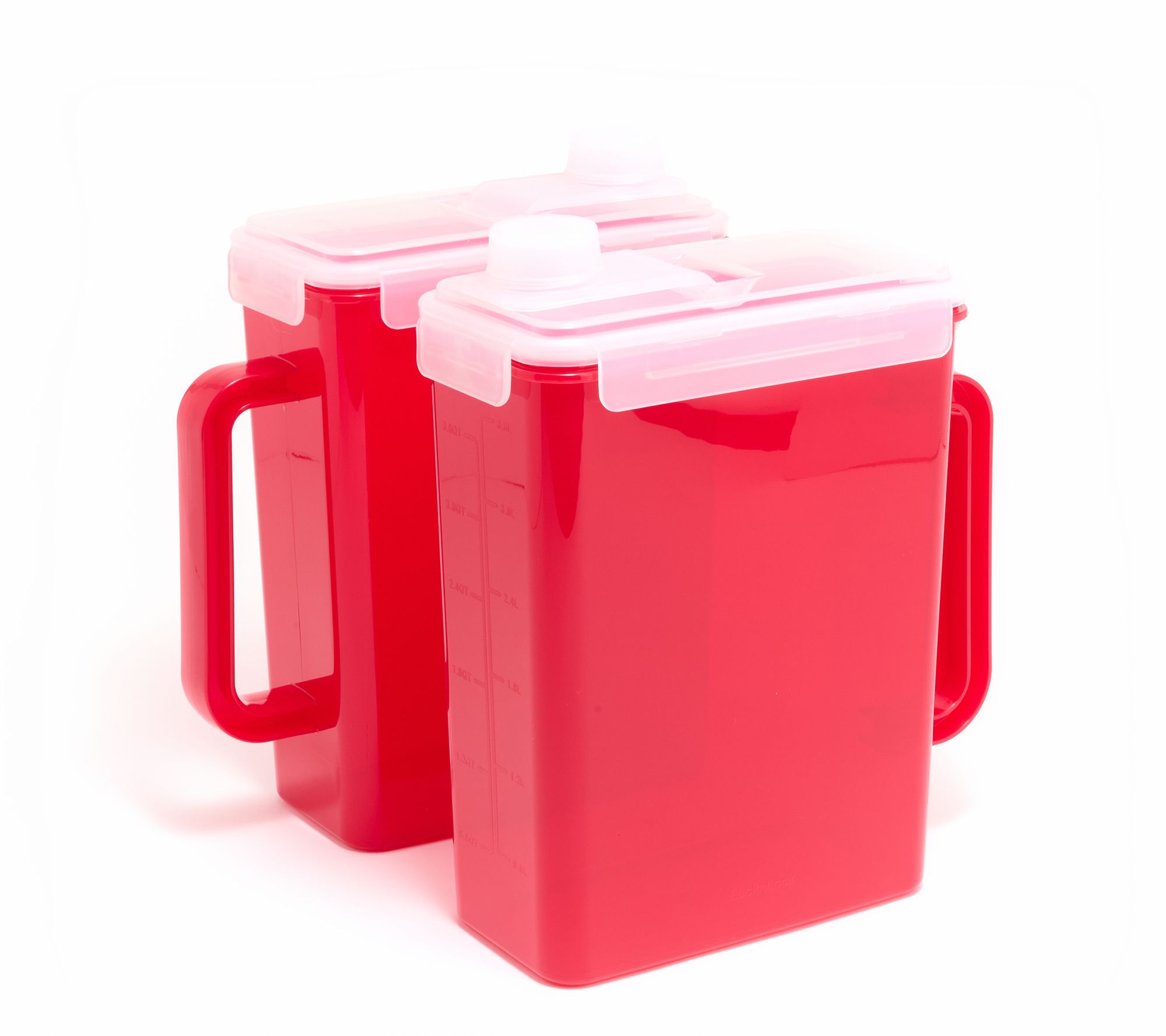 LocknLock Set of (2) Colored Body Pitchers