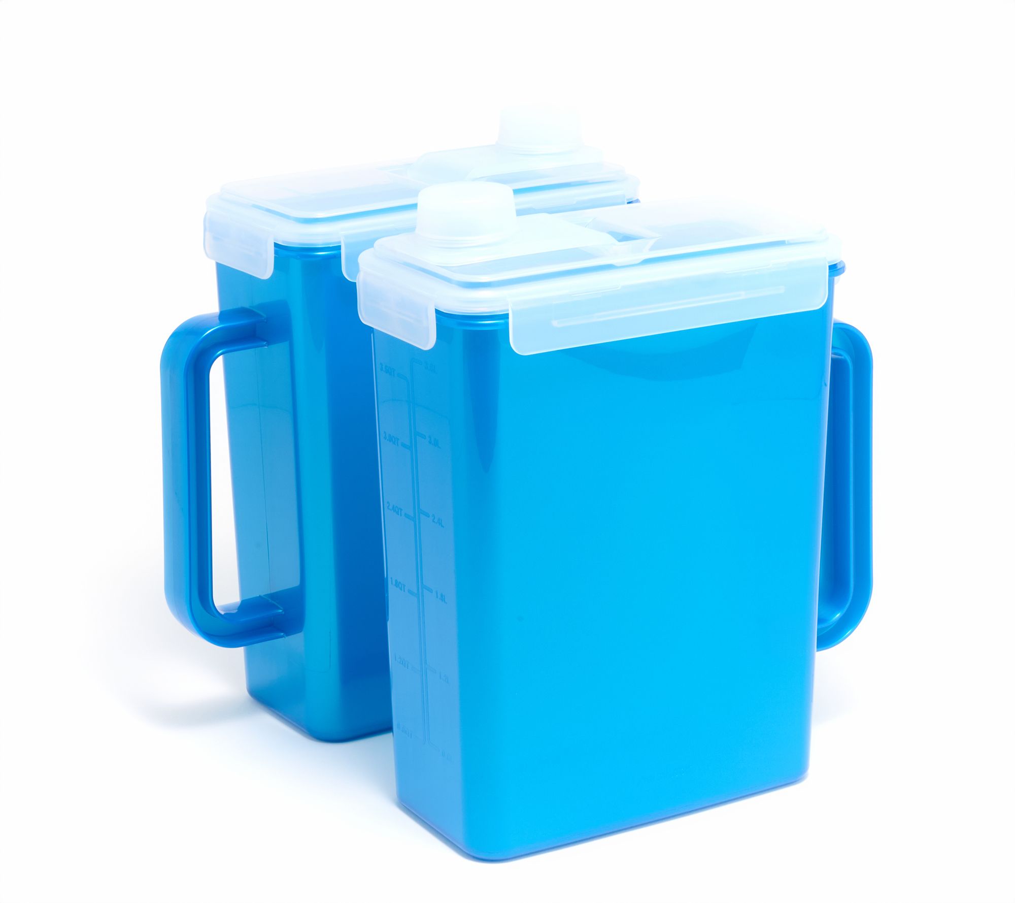 LocknLock Set of (2) Colored Body Pitchers