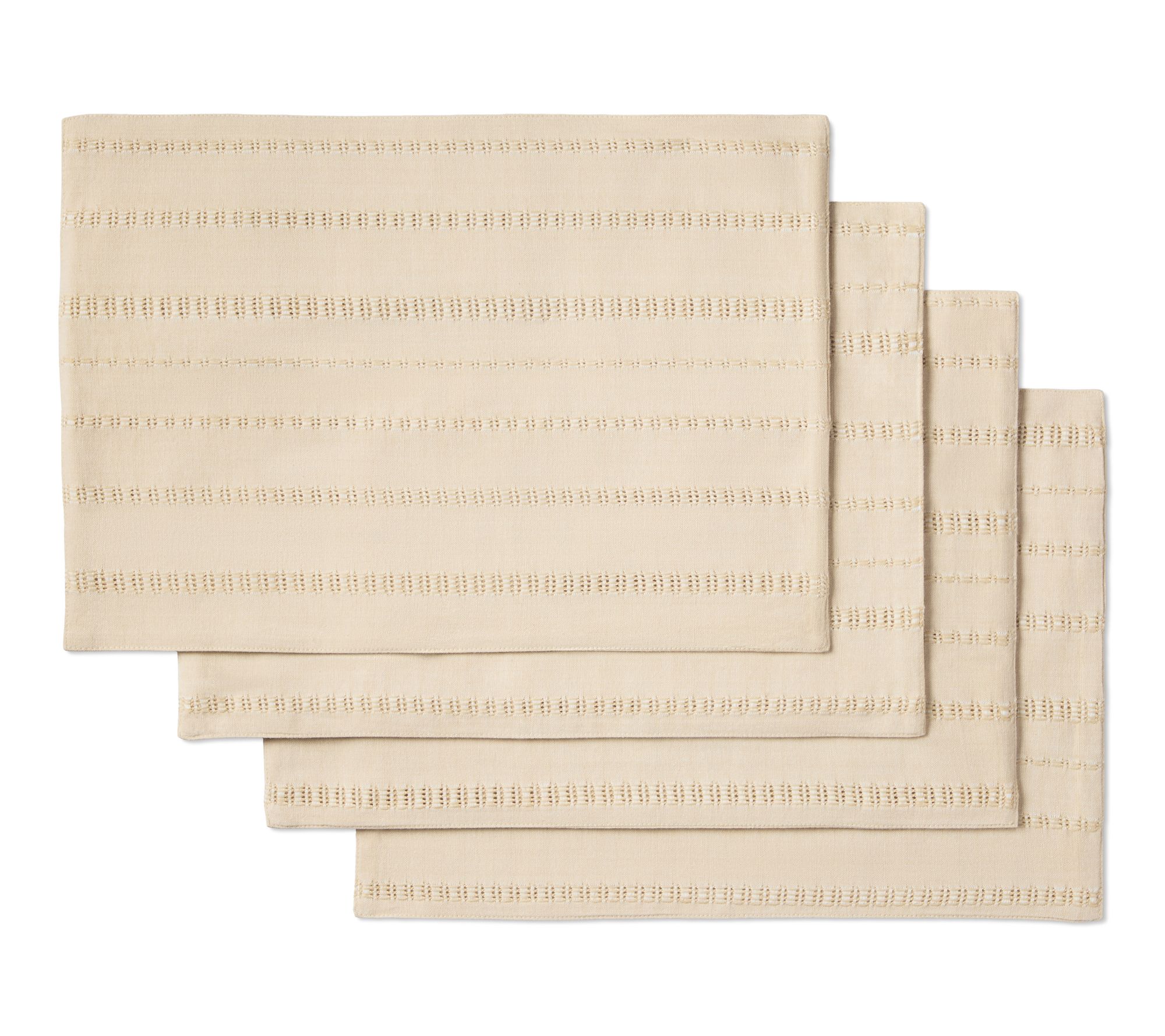 Draper James Leno Weave Woven Placemat 4-Pack Set