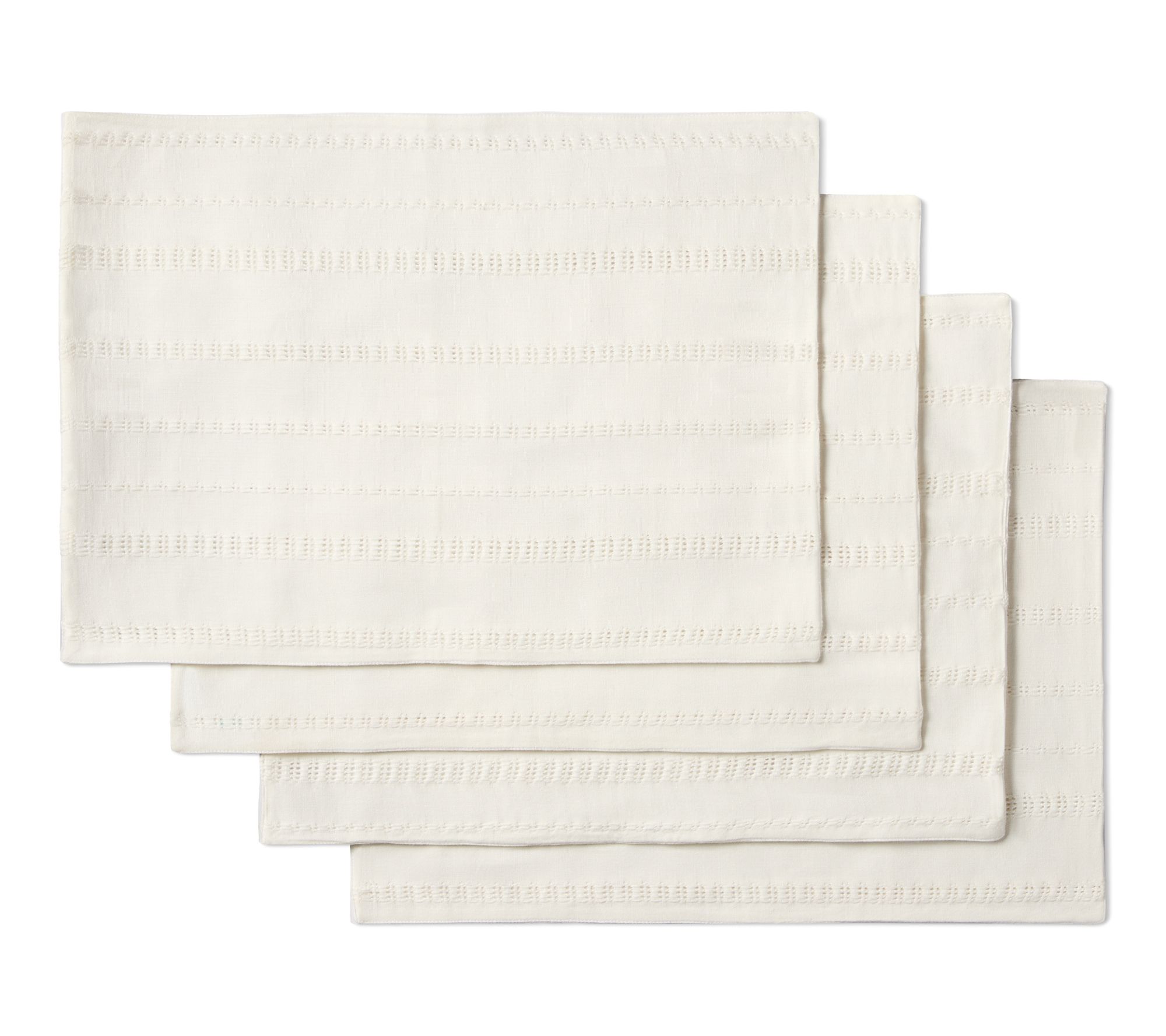Draper James Leno Weave Woven Placemat 4-Pack Set