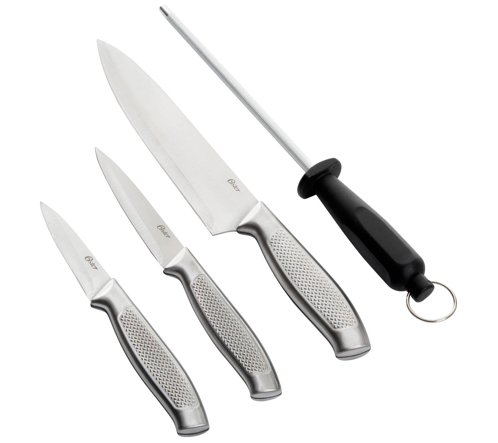  Oster Lindbergh 14 Piece Stainless Steel Cutlery Set, Black:  Home & Kitchen