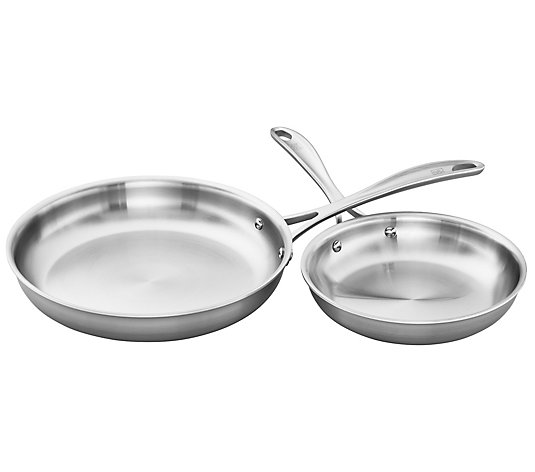 ZWILLING Spirit 3-Ply Stainless 2-Pc Fry Pan Set