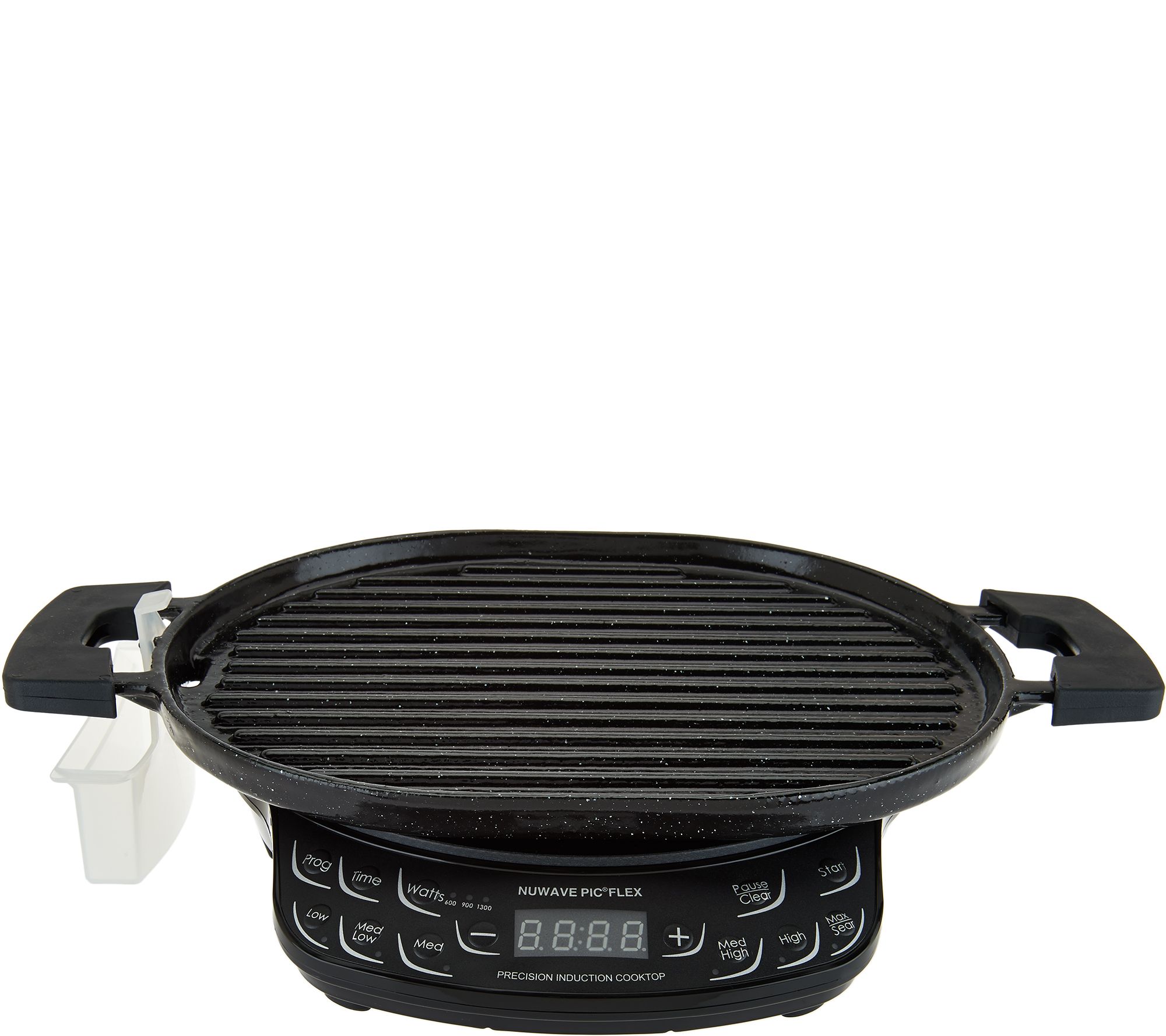 NuWave Induction Cooktop Flex w/ Cast Iron Grill & 9" Fry Pan