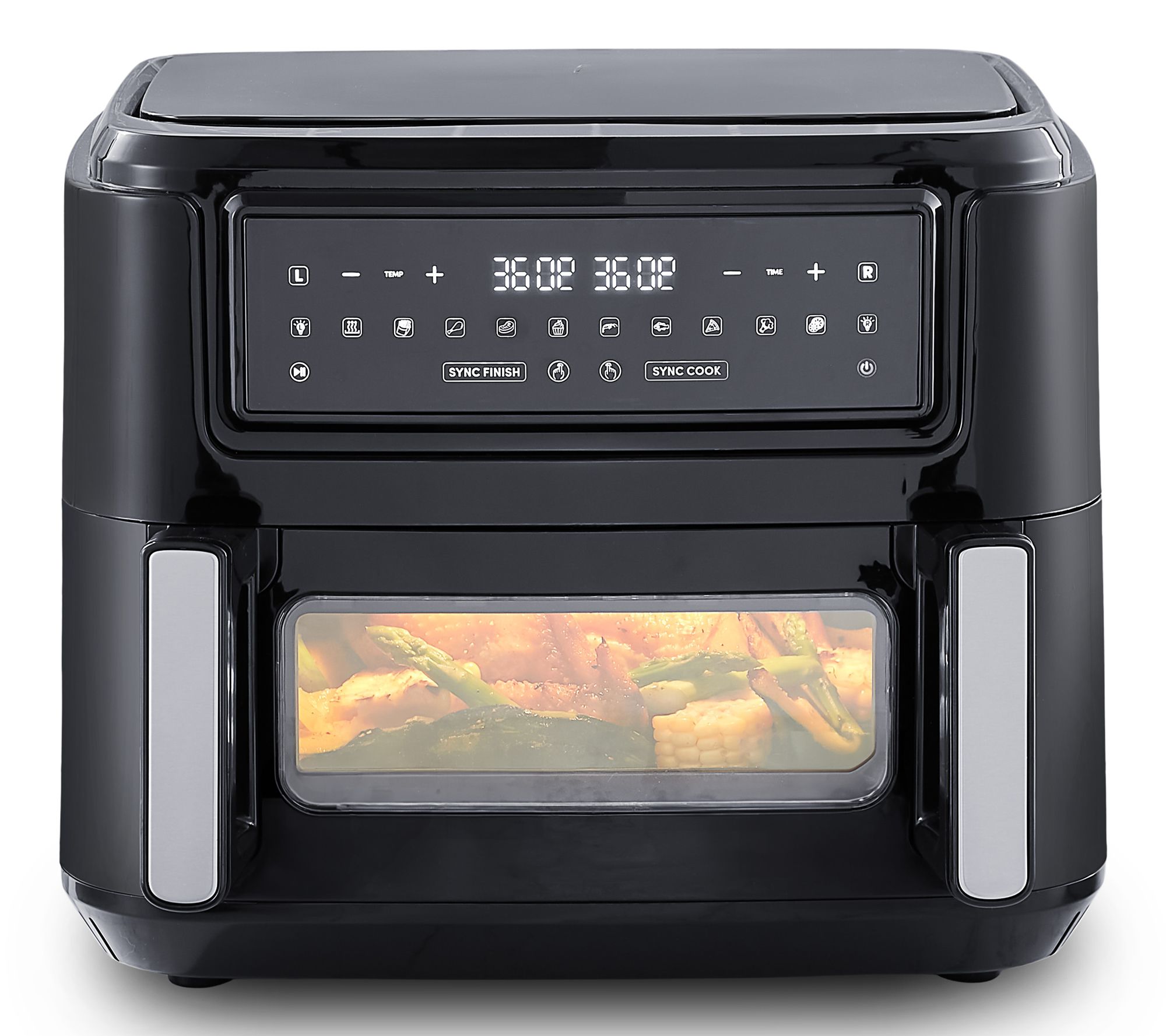 Elite Cuisine 10.5L Digital Dual Chamber Air Fryer Oven