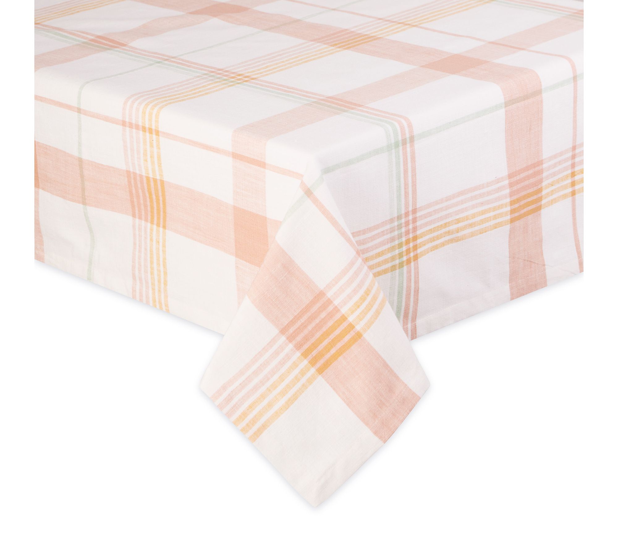 Design Imports Happy Day Plaid Tablecloth -  52X 52
