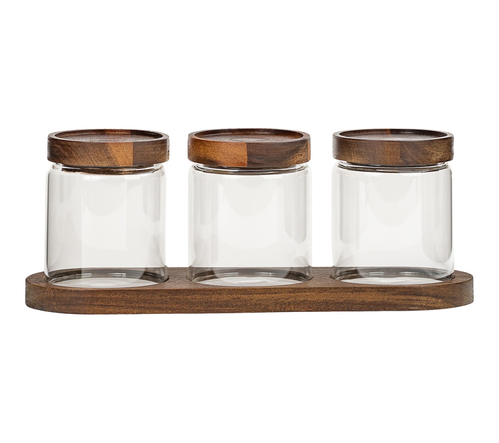 10 Strawberry Street 3-Piece Round Canister Setwith Tray