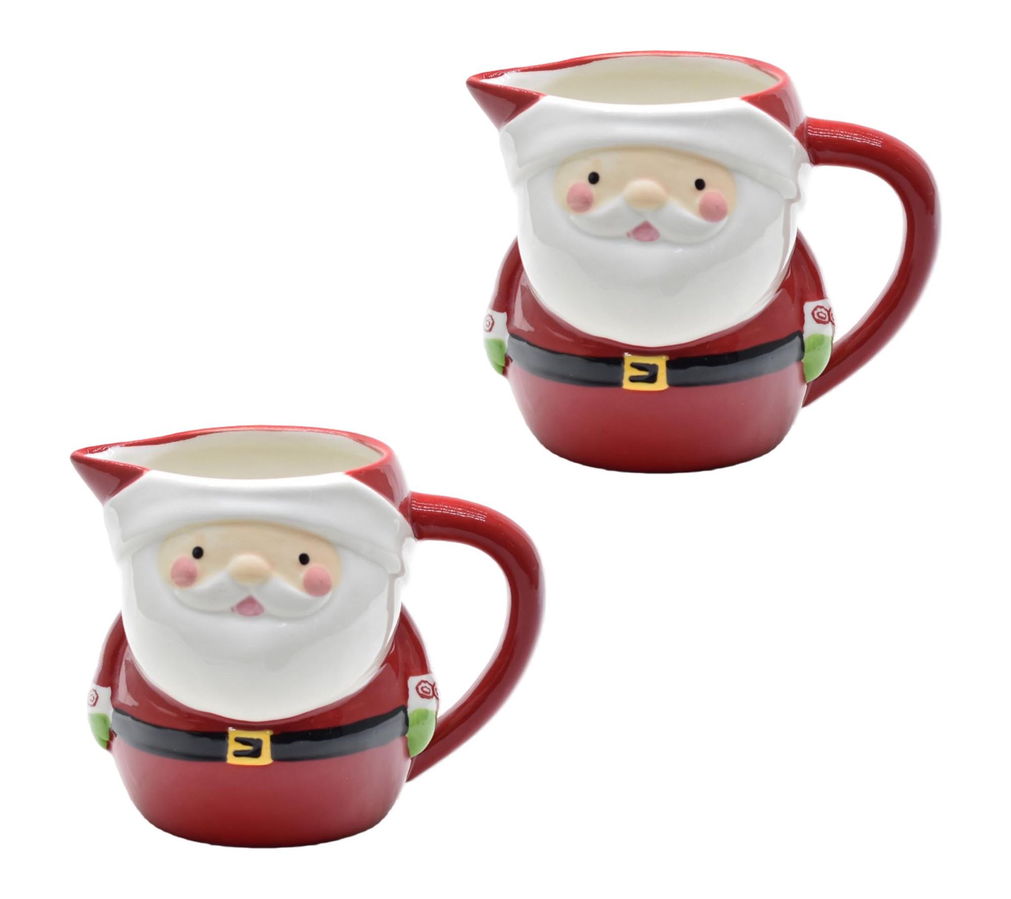 Temp-tations Seasonal Set of 2 Figural Mini Pitchers