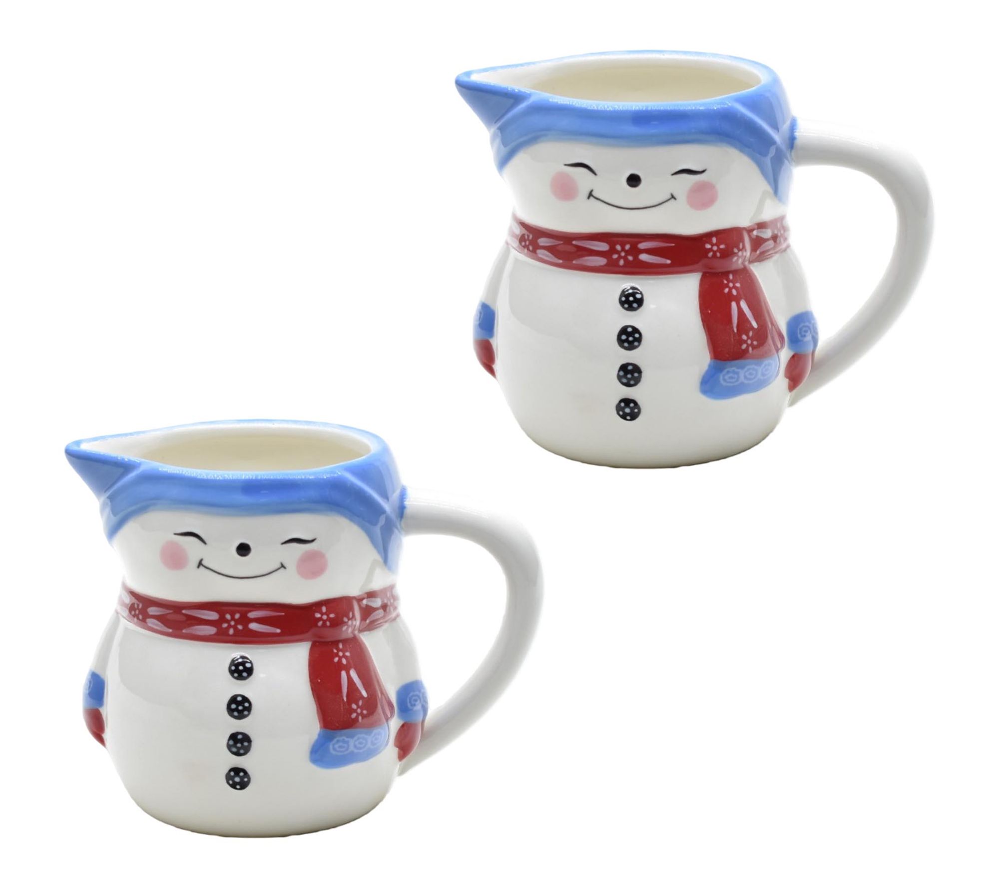 Temp-tations Seasonal Set of 2 Figural Mini Pitchers