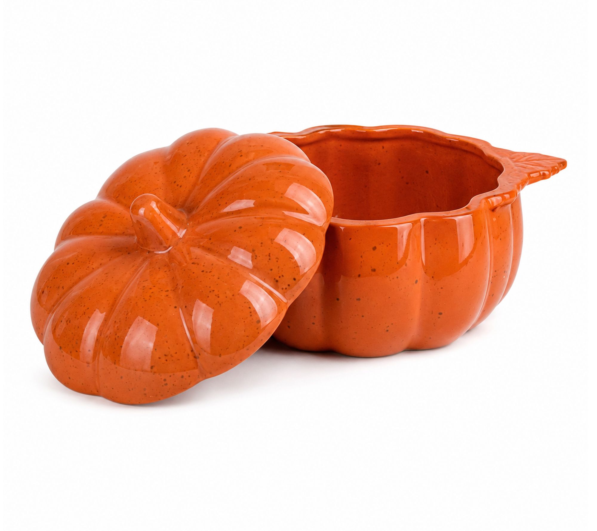 10 Strawberry Street Pumpkin Patch Covered Tureen 8" Round
