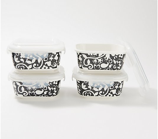 French Bull S 4 Square Porcelain Food, Porcelain Food Storage Containers