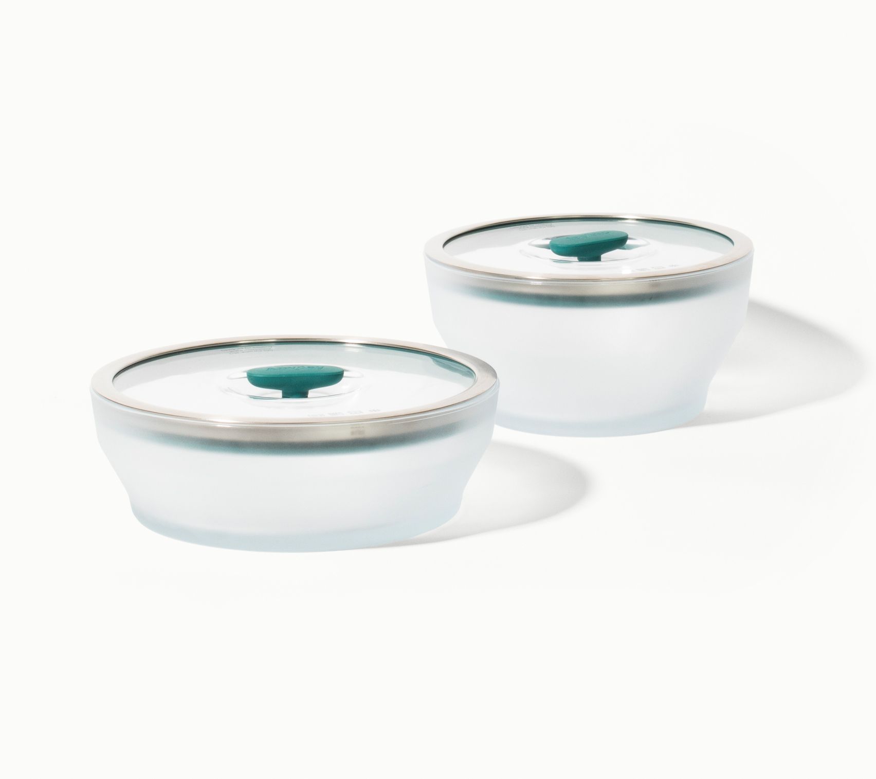 Anyday 4-Piece Frosted Glass Large Dish Set