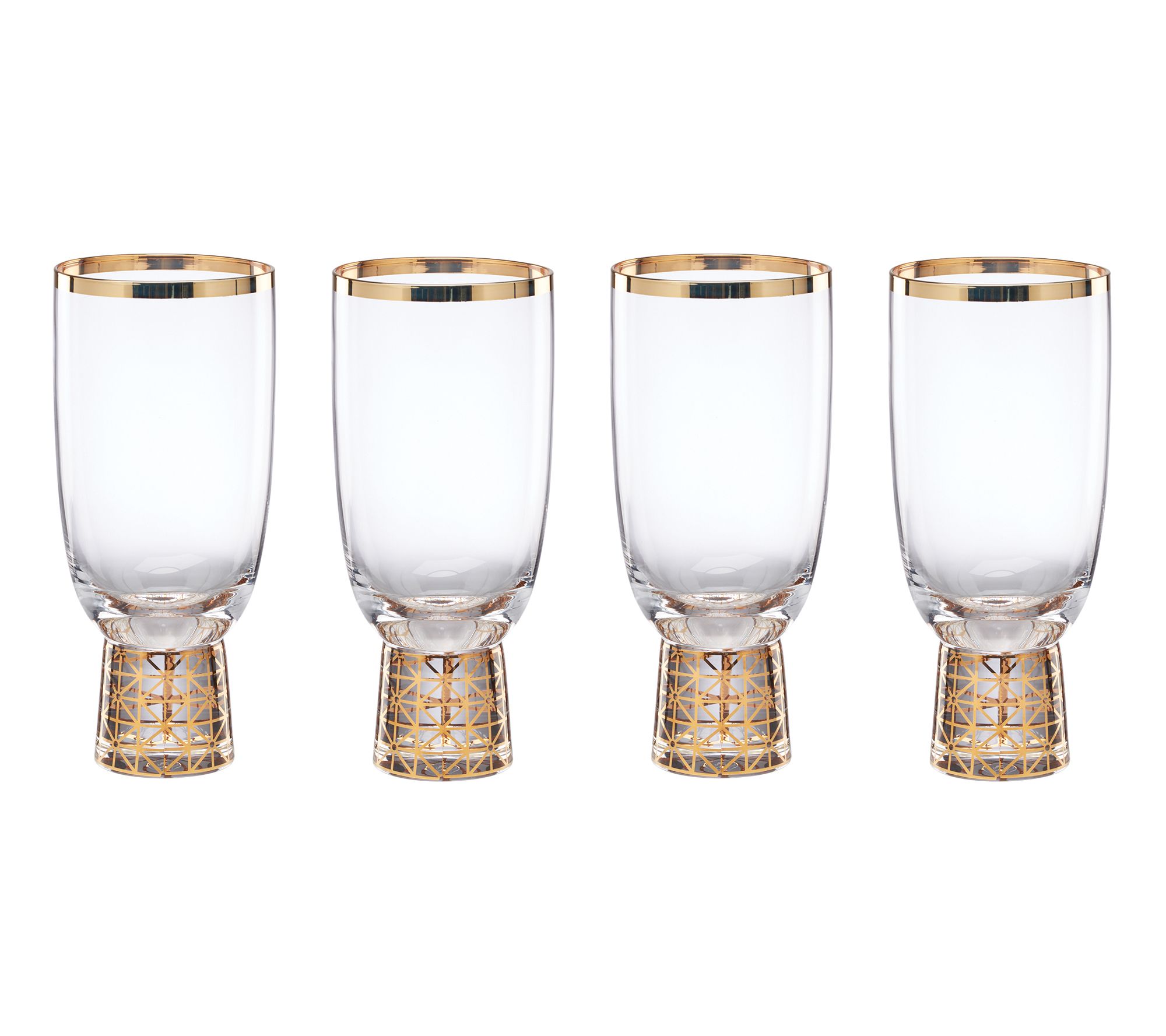 Lenox Tuscany Classics Gold Frost All-Purpose G lasses Set of 4