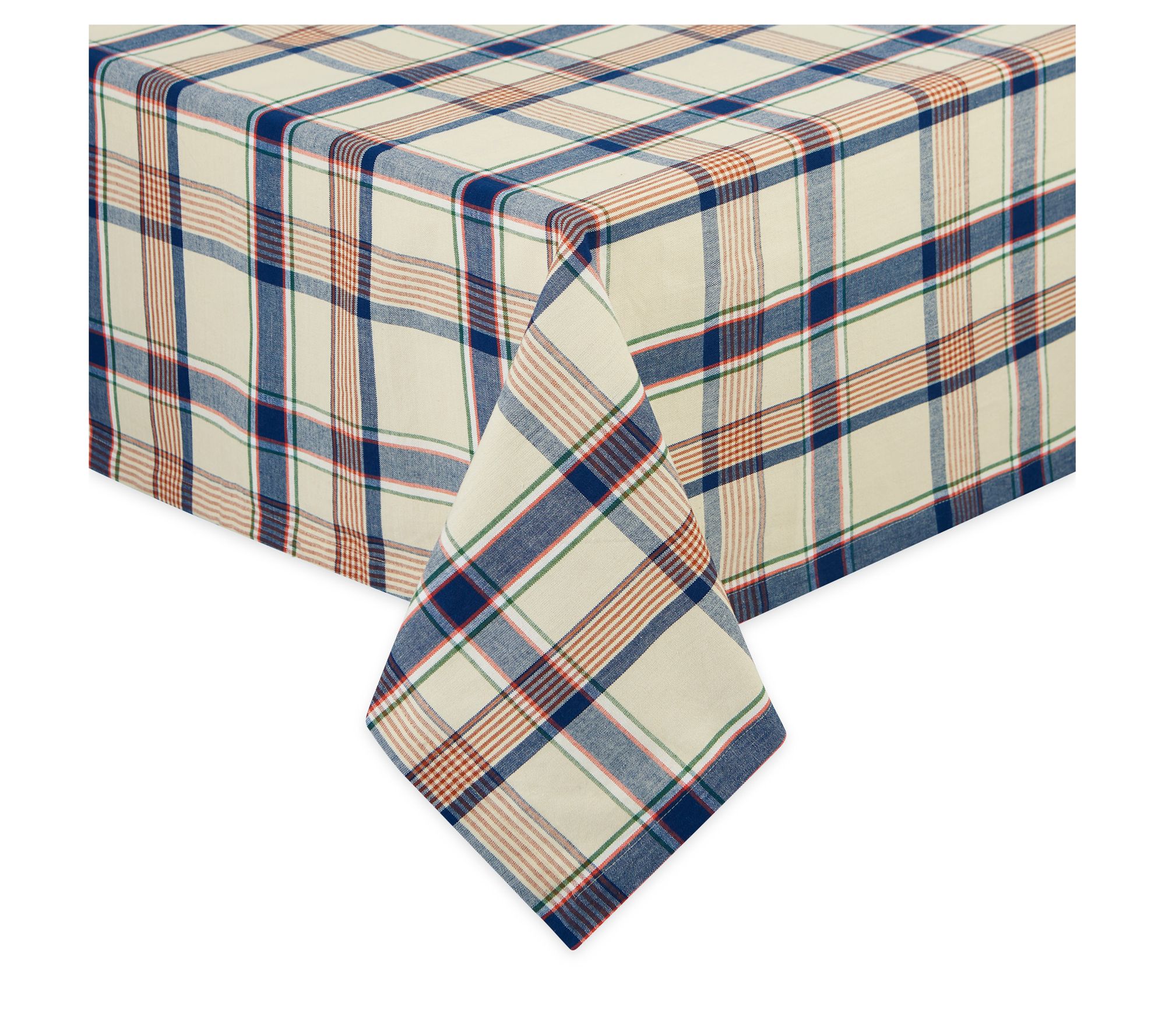 Design Imports Lake House Plaid Tablecloth -  60 X 84