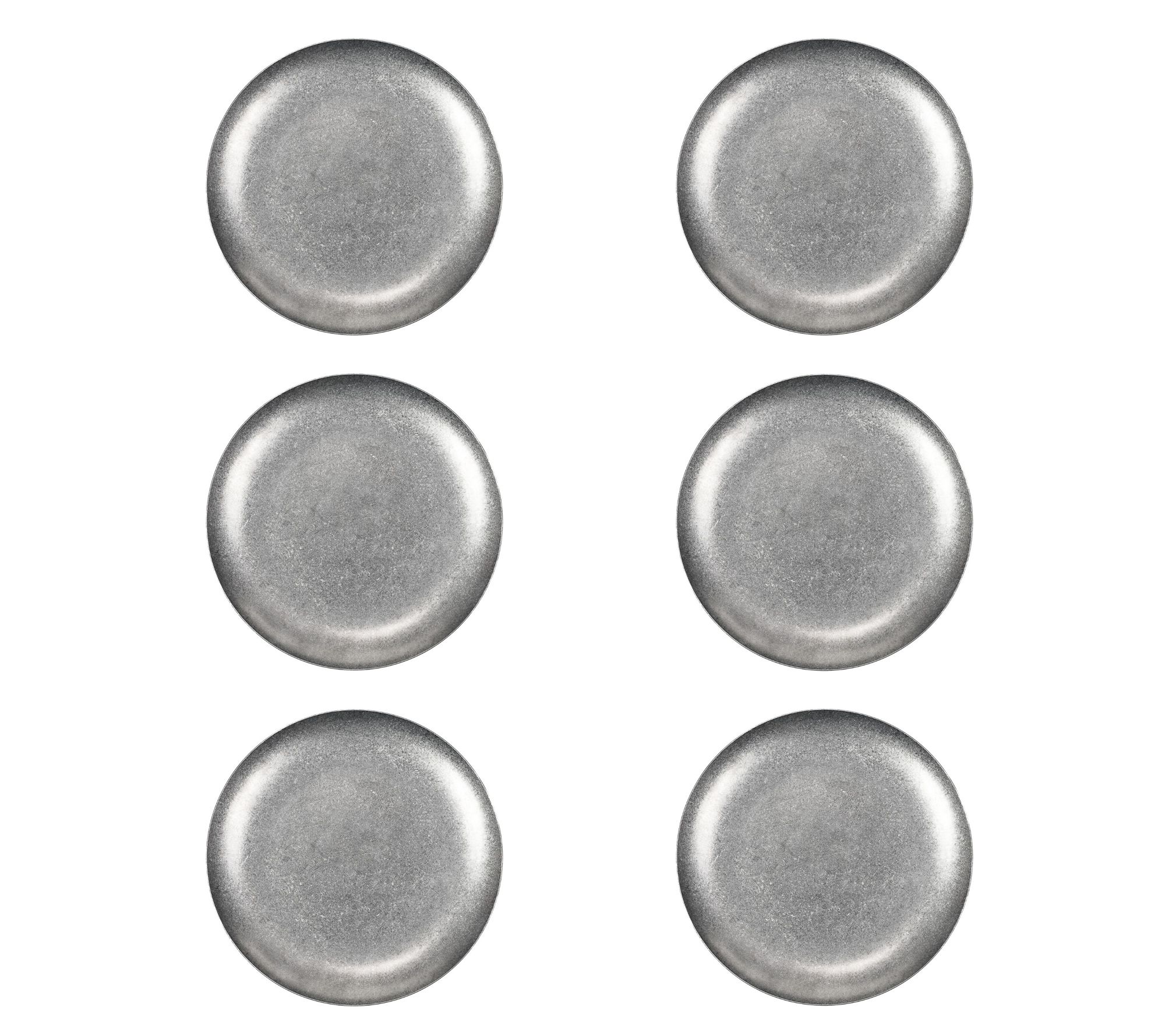 10 Strawberry Street Set of 6 Moab Dinnerware,10.25" Round