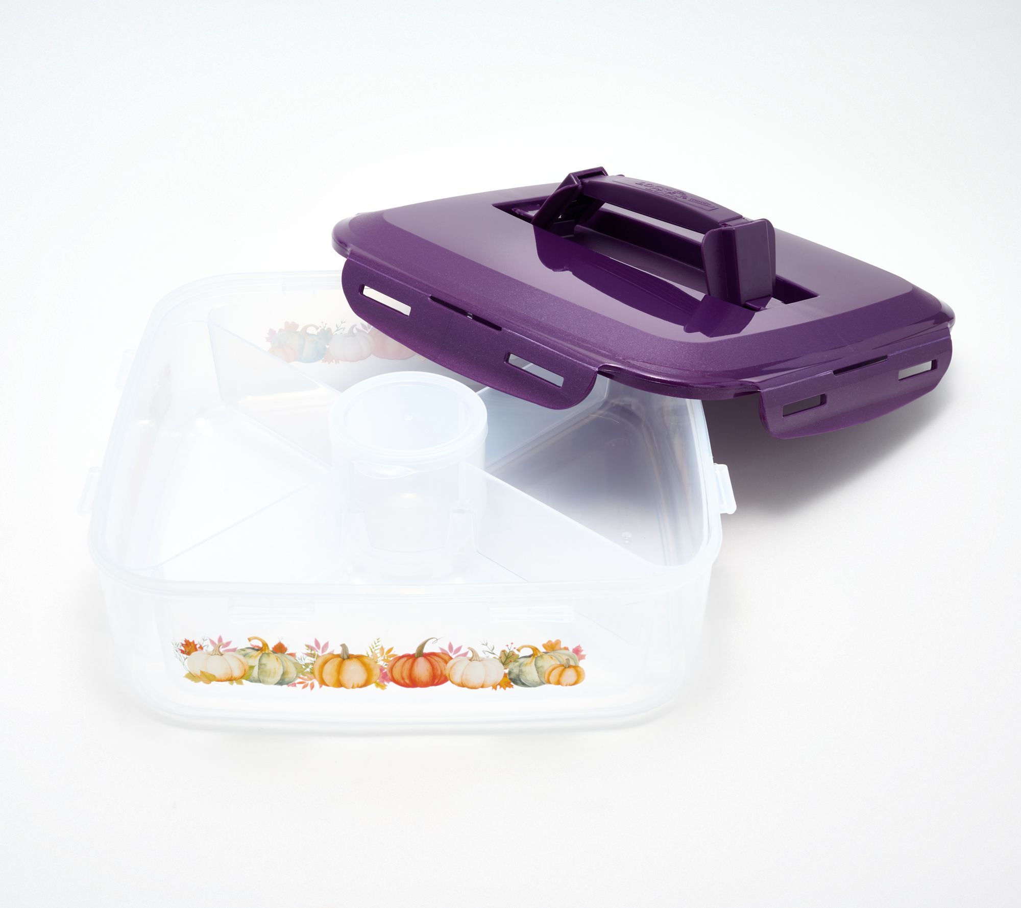 LocknLock Harvest Printed Appetizer & Dessert Tray