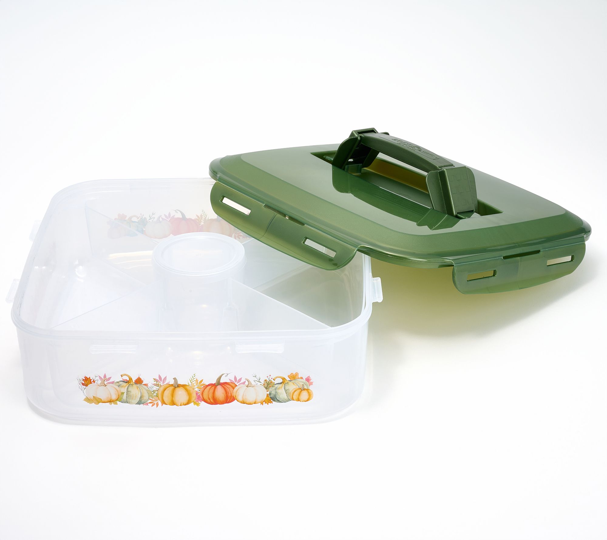 LocknLock Harvest Printed Appetizer & Dessert Tray