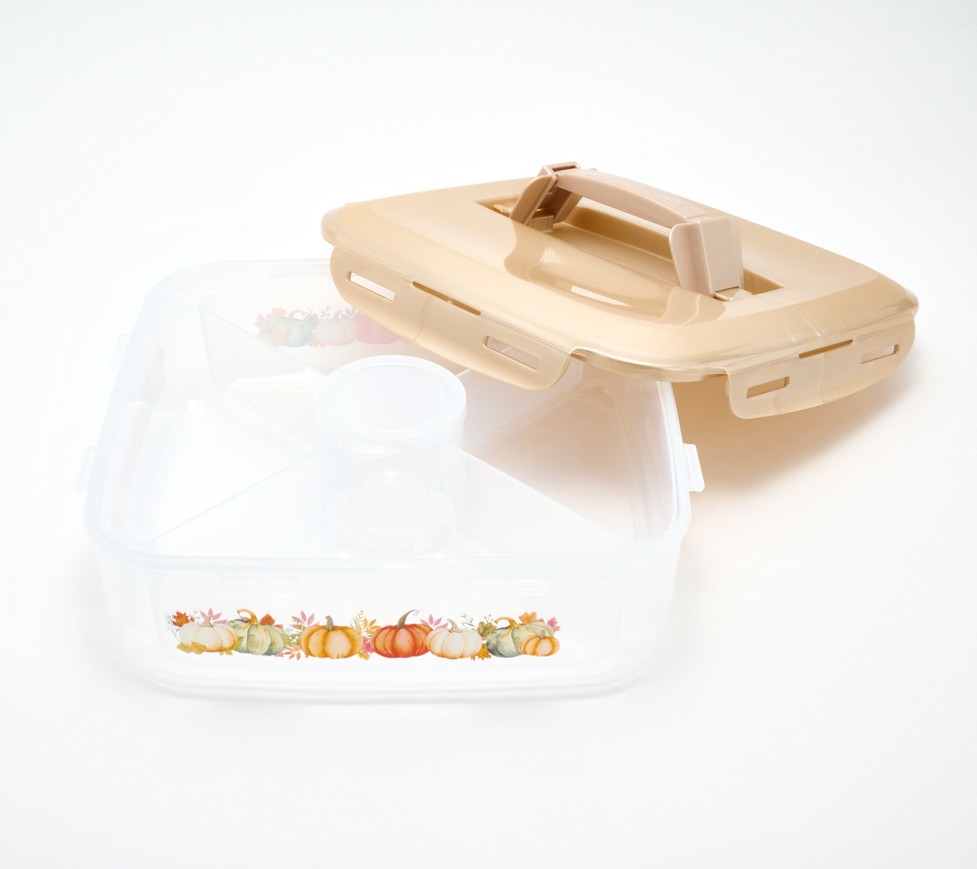 LocknLock Harvest Printed Appetizer & Dessert Tray