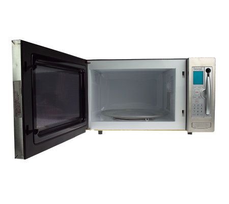 New oster 1.3 cu ft 1100 watt stainless steel Microwave Oven(check