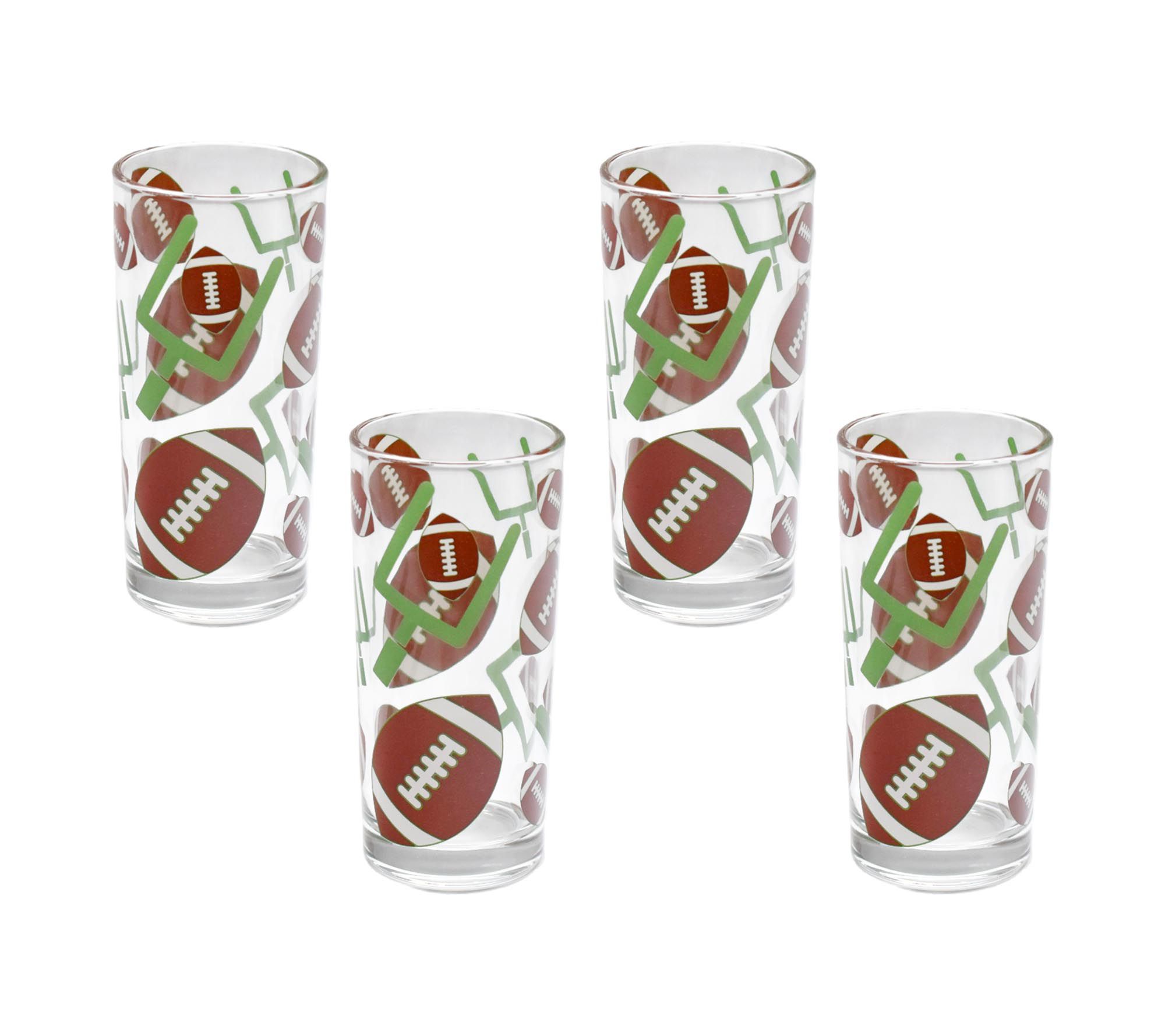 Temp-tations Set of 4 14oz Glass Tumblers