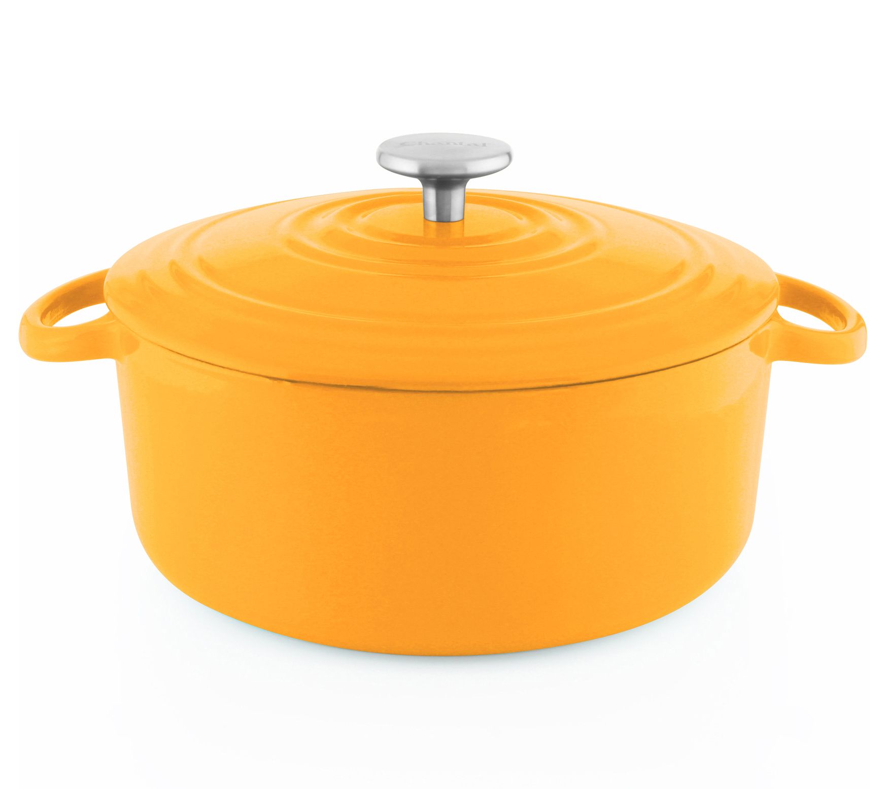 Chantal 5-Qt Round Cast-Iron Dutch Oven w/ Lid