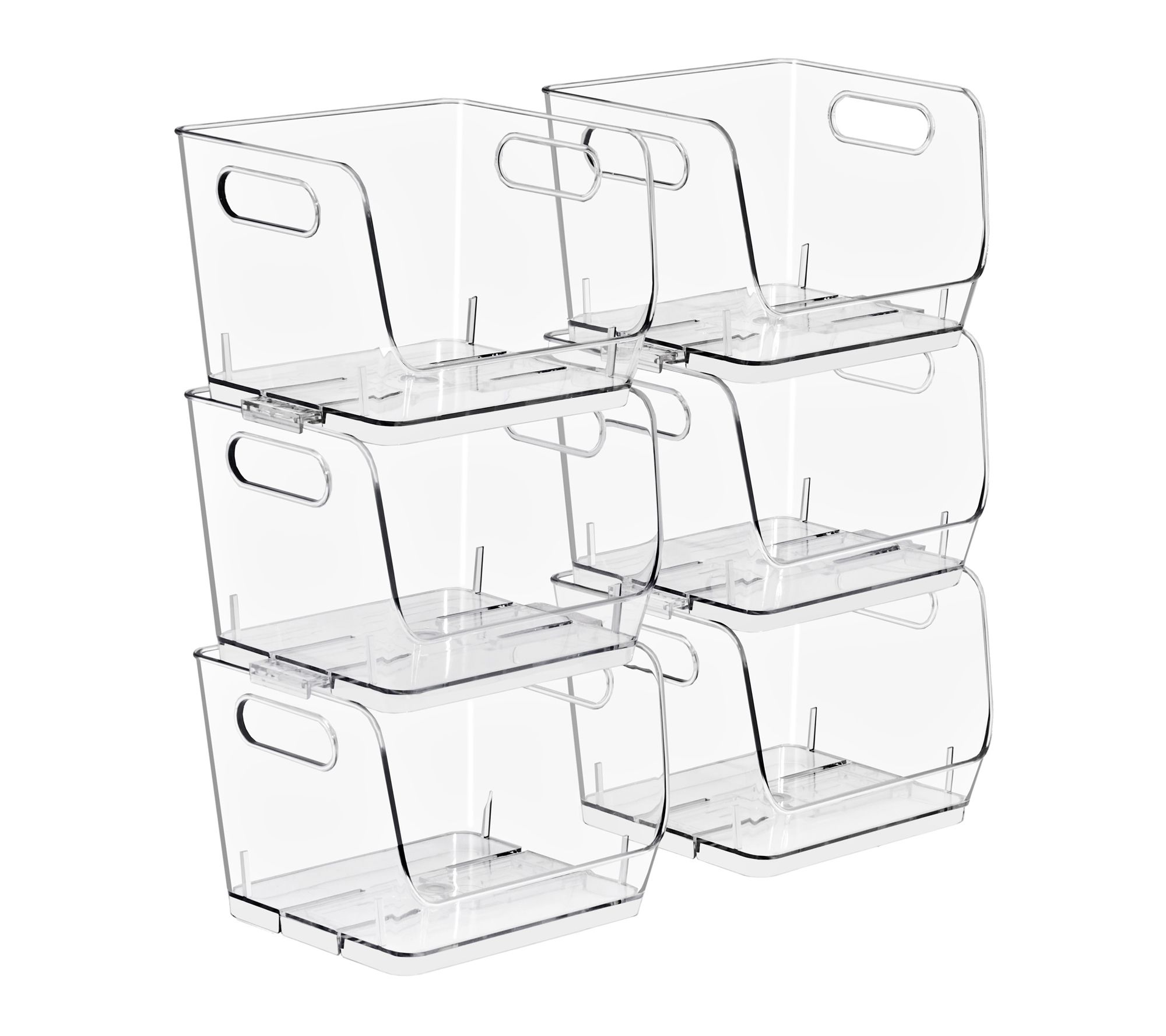  Sorbus 6-Pc Open Front Storage Bins