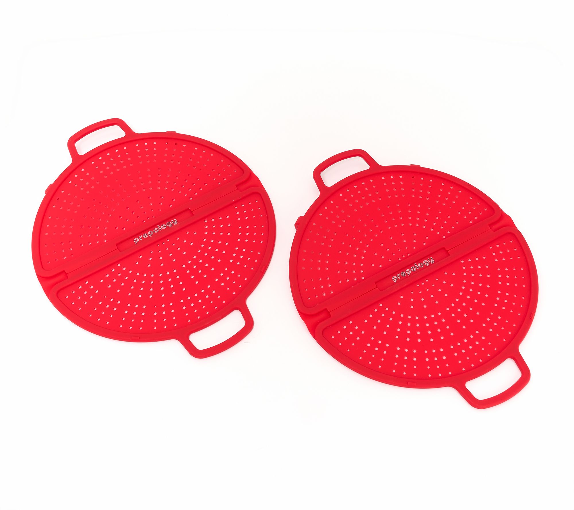 "As Is" Prepology S/2 10.5" Folding Silicone Splatter Guard
