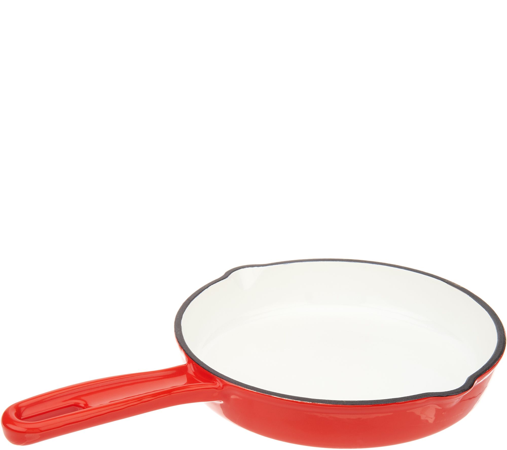 Rachael Ray 12 Porcelain Enameled Cast Iron Skillet on QVC 