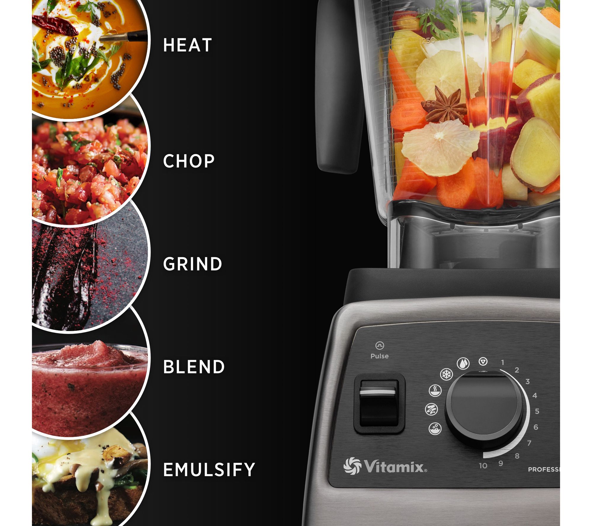 Drik Regnfuld præsentation Vitamix Pro Series 750 64-oz Blender w/ 5 Presets & Cookbook Suite - QVC.com