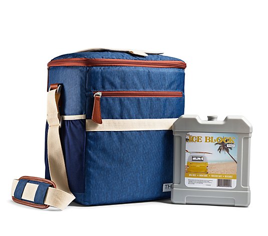 THEA 12-Can Insulated Soft-Sided Cooler with Ice Pack