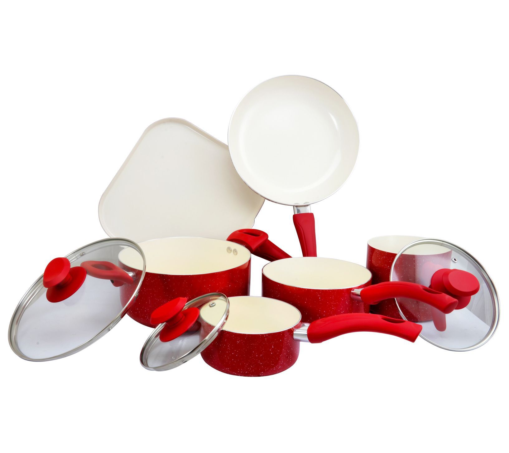 Oster 9 Piece Cocina San Jacinto Aluminum Cookware Set