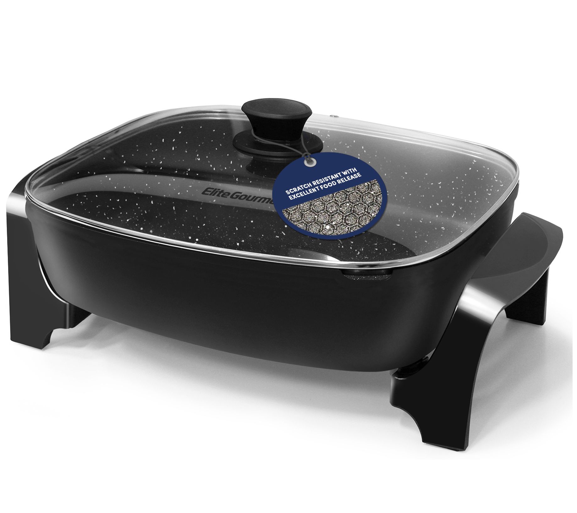  Electric Skillet Nonstick Foldaway - 16 inch, with