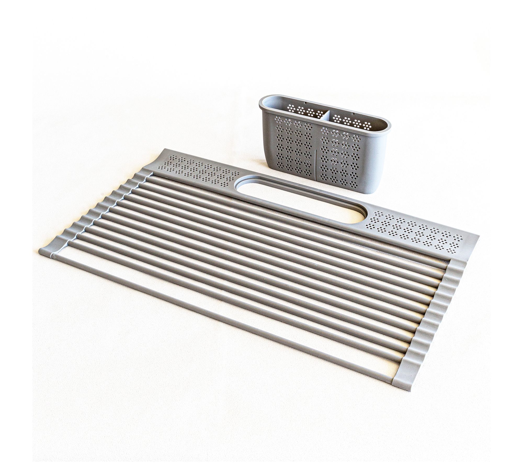 Grand Fusion Roll-Up Sink Drying Rack - Stainless Steel