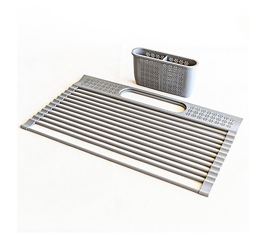 overandback Roll Up Drying Rack with Caddy