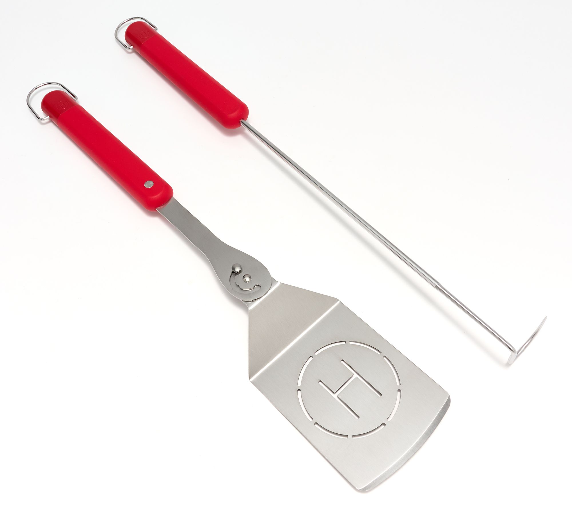 Henning Lee 2-Pc Grilling Pivot Spatula & Meat Hook Set